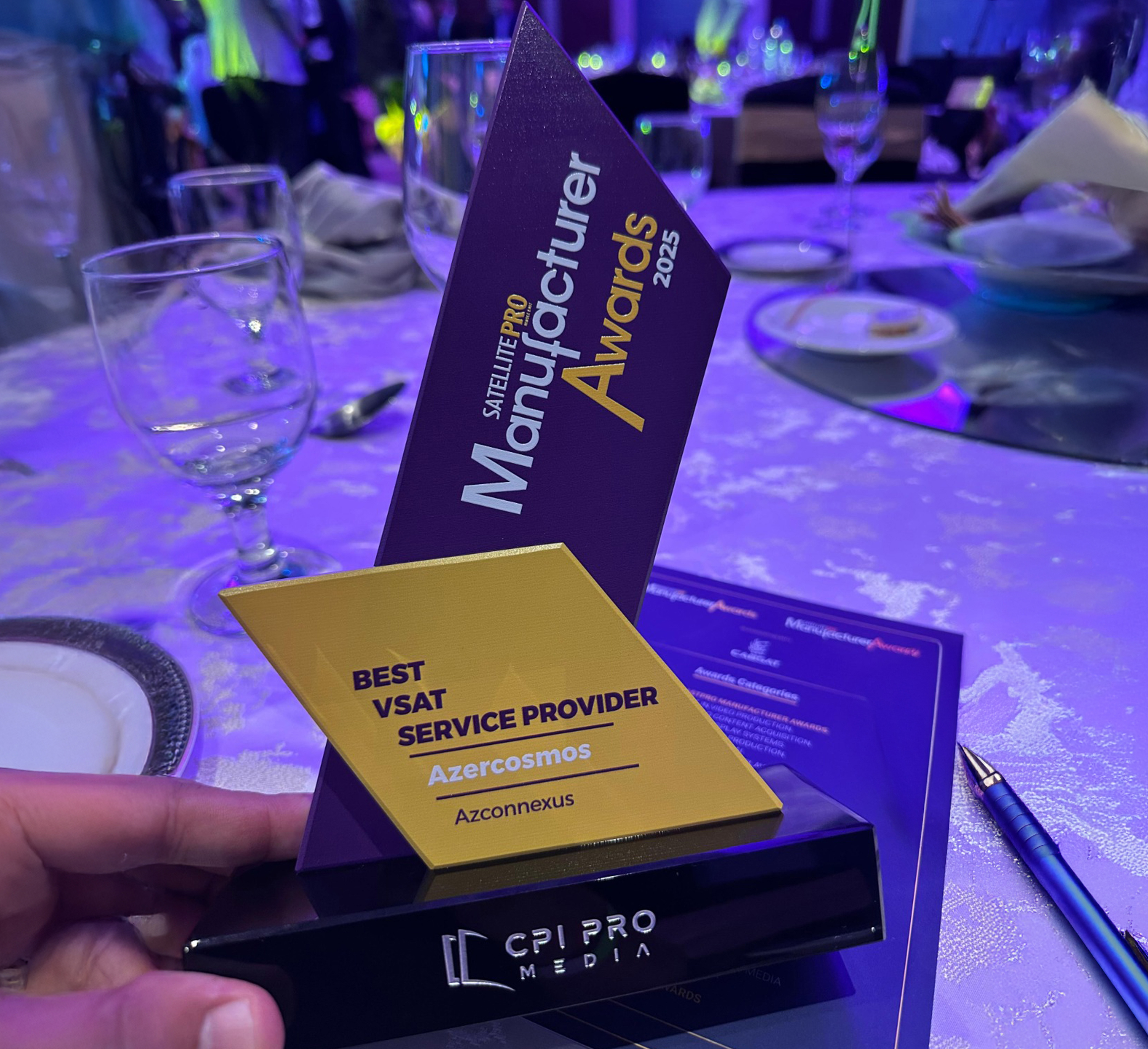 Azercosmos’ “Azconnexus” Product Wins Prestigious International Award