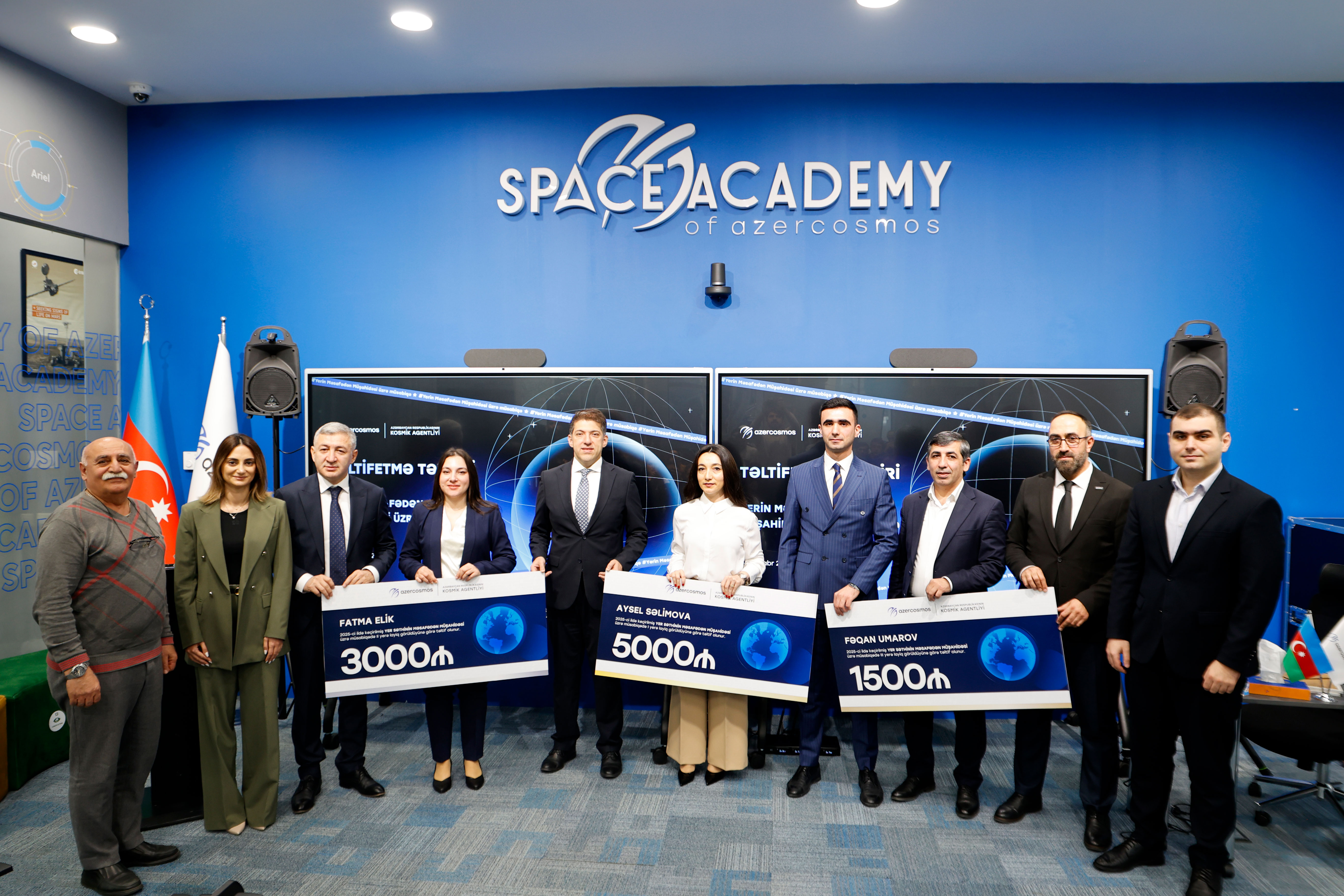 The winners of the Earth Observation Competition were awarded