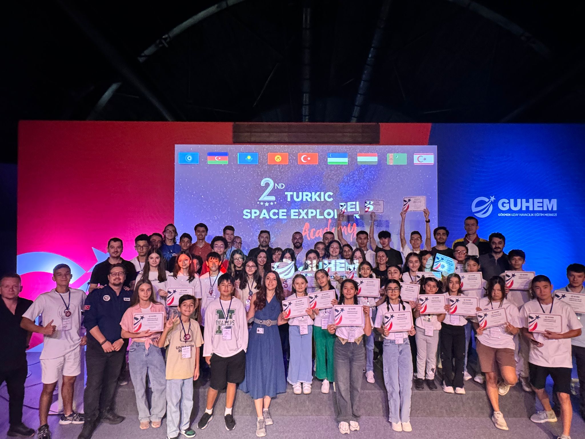 The children of martyrs and veterans' families have visited Türkiye's Gökmen Space and Aviation Training Center.