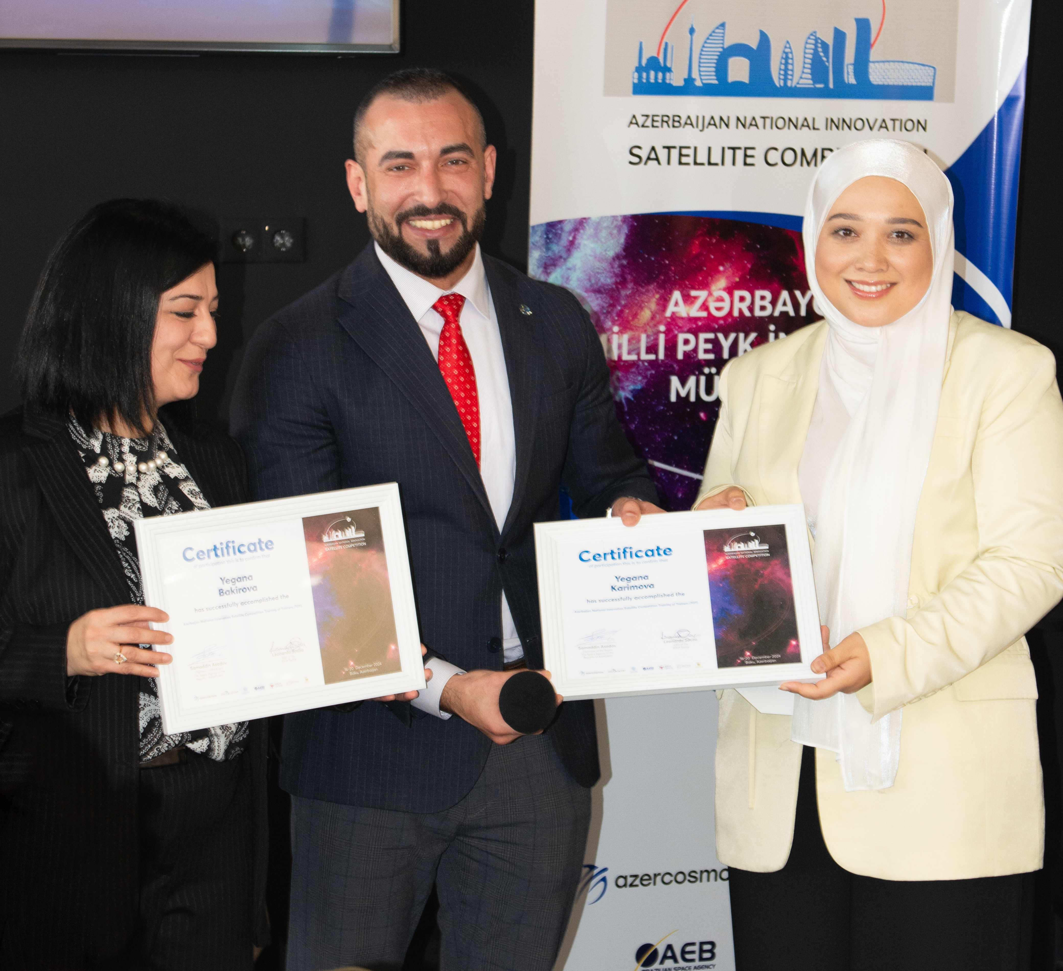 The awarding ceremony of the Training of Trainers (TOT) program within the framework of the Azerbaijan National Satellite Innovation Competition was held