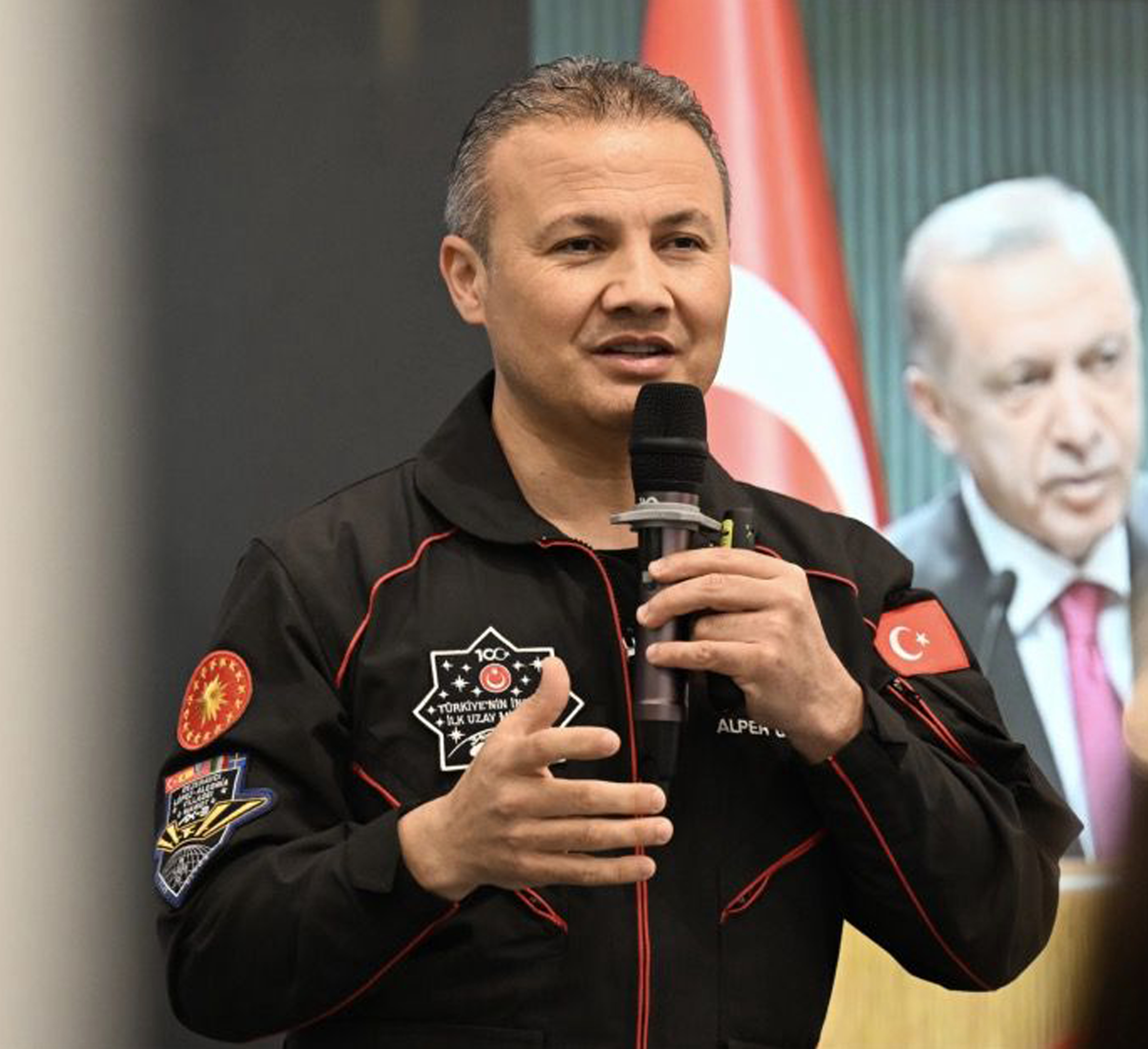 Türkiye's first astronaut Alper Gezeravcı was a guest at the SPACE Academy