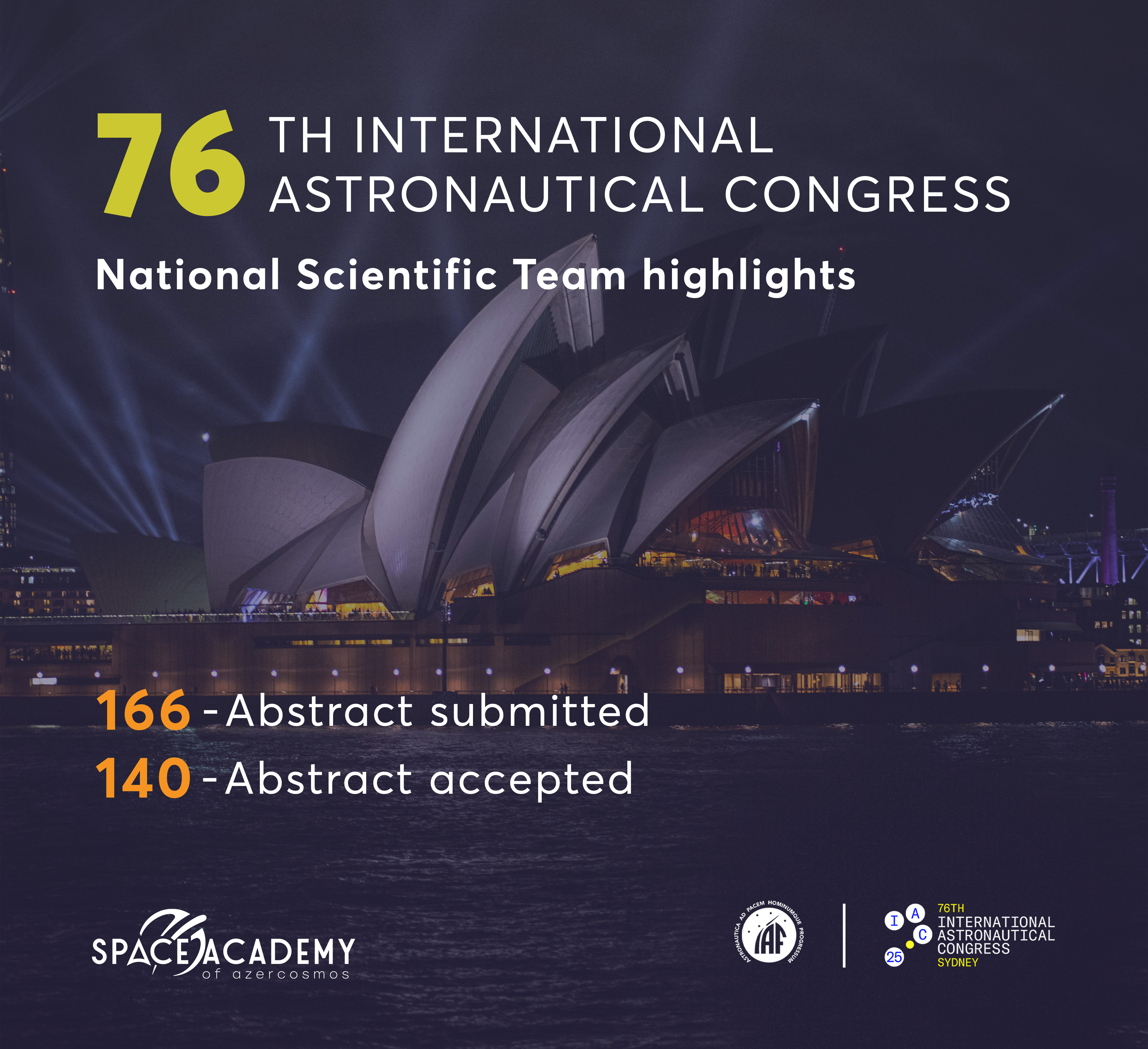  Azerbaijan’s Scientific Abstracts Accepted for IAC 2025